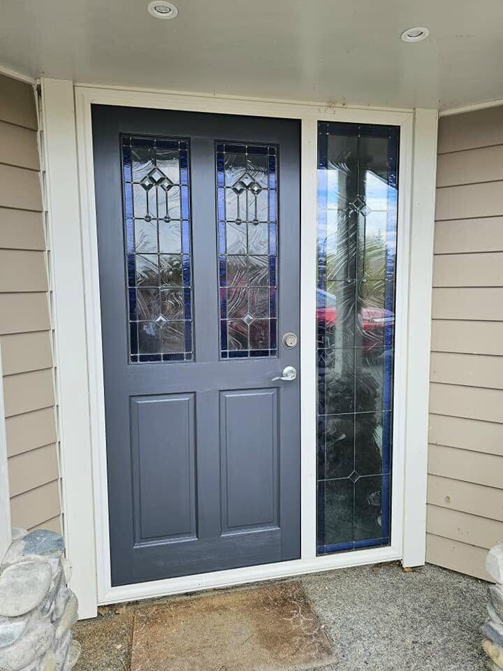 Front door after repaint