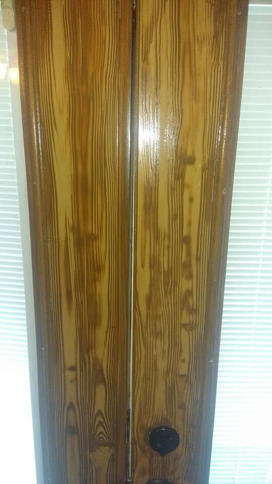 Door frames after repaint