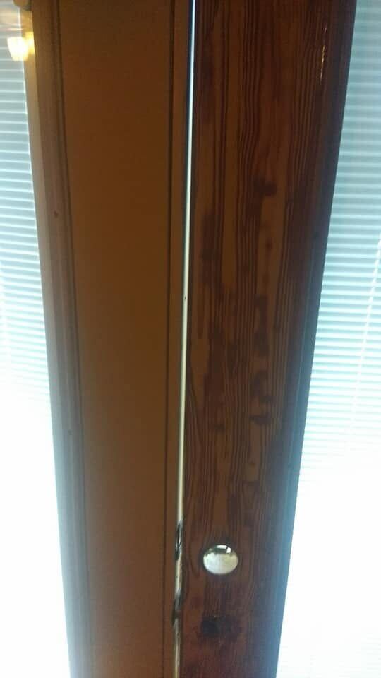 Door frames before repaint