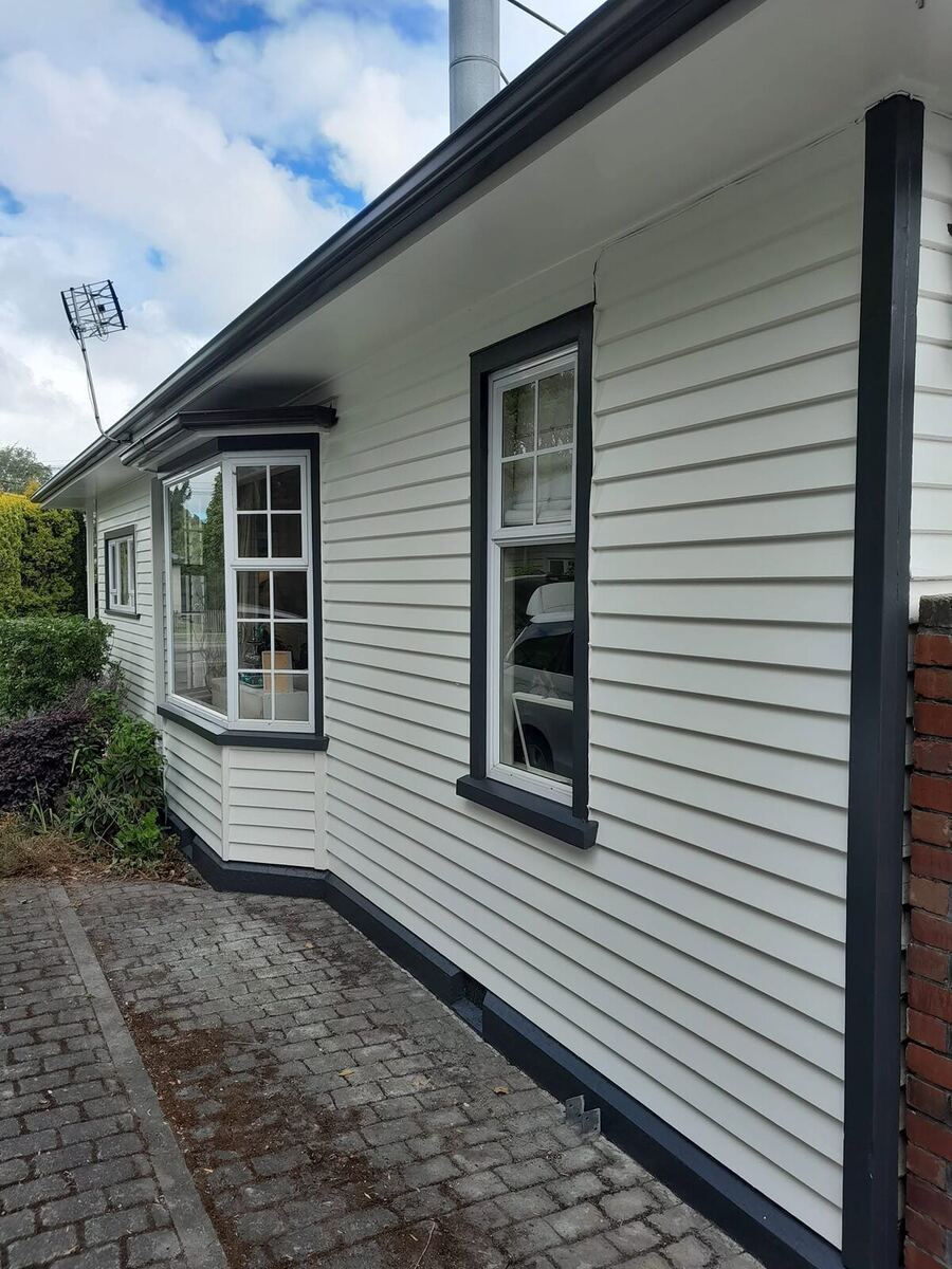 Side of house after full repaint