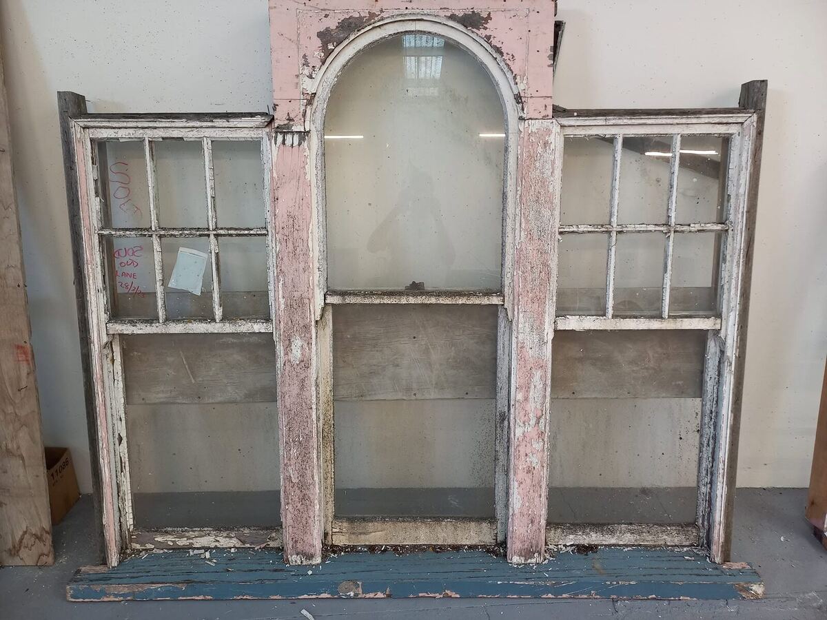 Window joinery before repaint